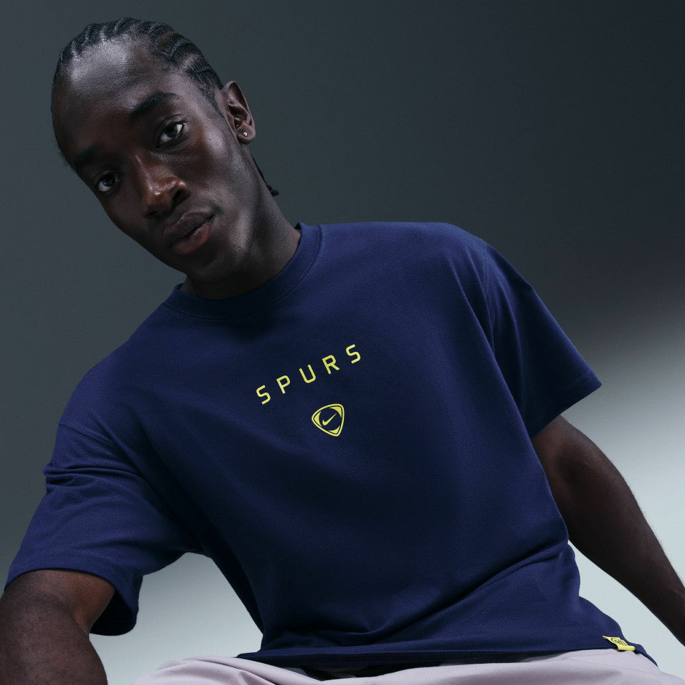 Tottenham Hotspur Total 90 Wordmark T-Shirt Sale - Navy 