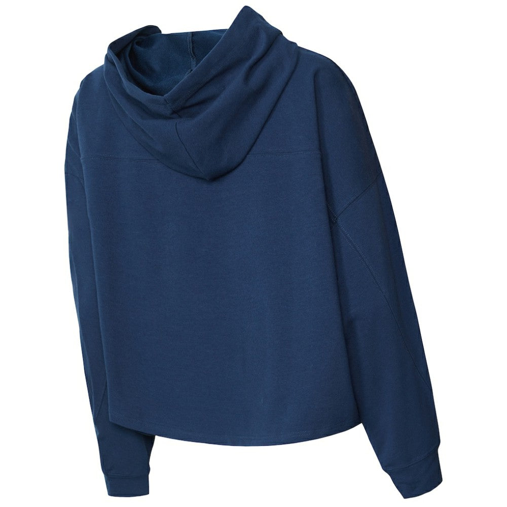 USWNT Concepts Sport Women's Elevation Tri-Blend Long Sleeve Pullover Hoodie on sale - Navy 