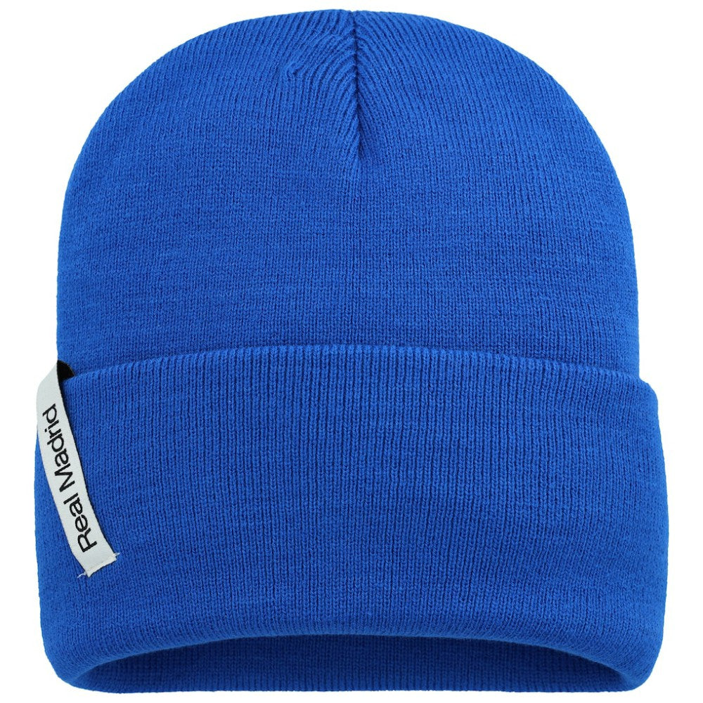 Real Madrid Sport Design Sweden Mountain Cuffed Knit Hat Discount - Royal 