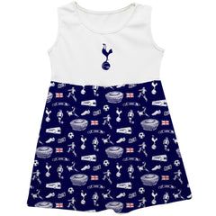 Tottenham Hotspur Vive La Fete Girls Infant Impressions Artwork Tank Top Dress Sale - Navy 
