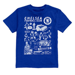 Chelsea Vive La Fete Youth Impressions Artwork T-Shirt Discount - Blue 