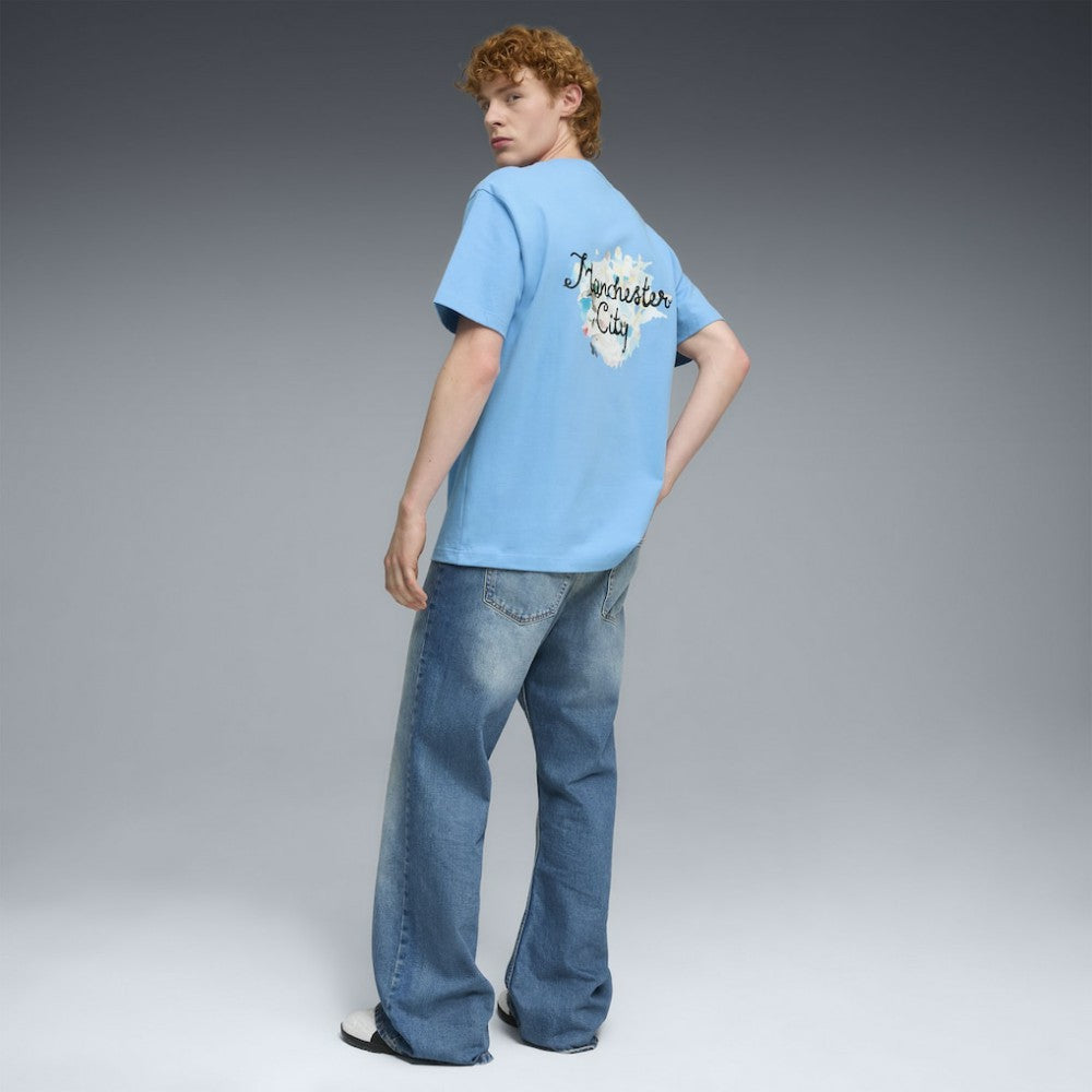 Manchester City x KidSuper 2025 FIFA Club World Cup Graphic T-Shirt Discount - Light Blue 