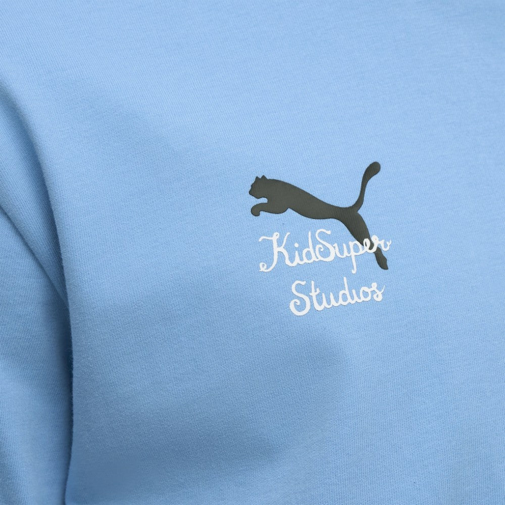 Manchester City x KidSuper 2025 FIFA Club World Cup Graphic T-Shirt Discount - Light Blue 