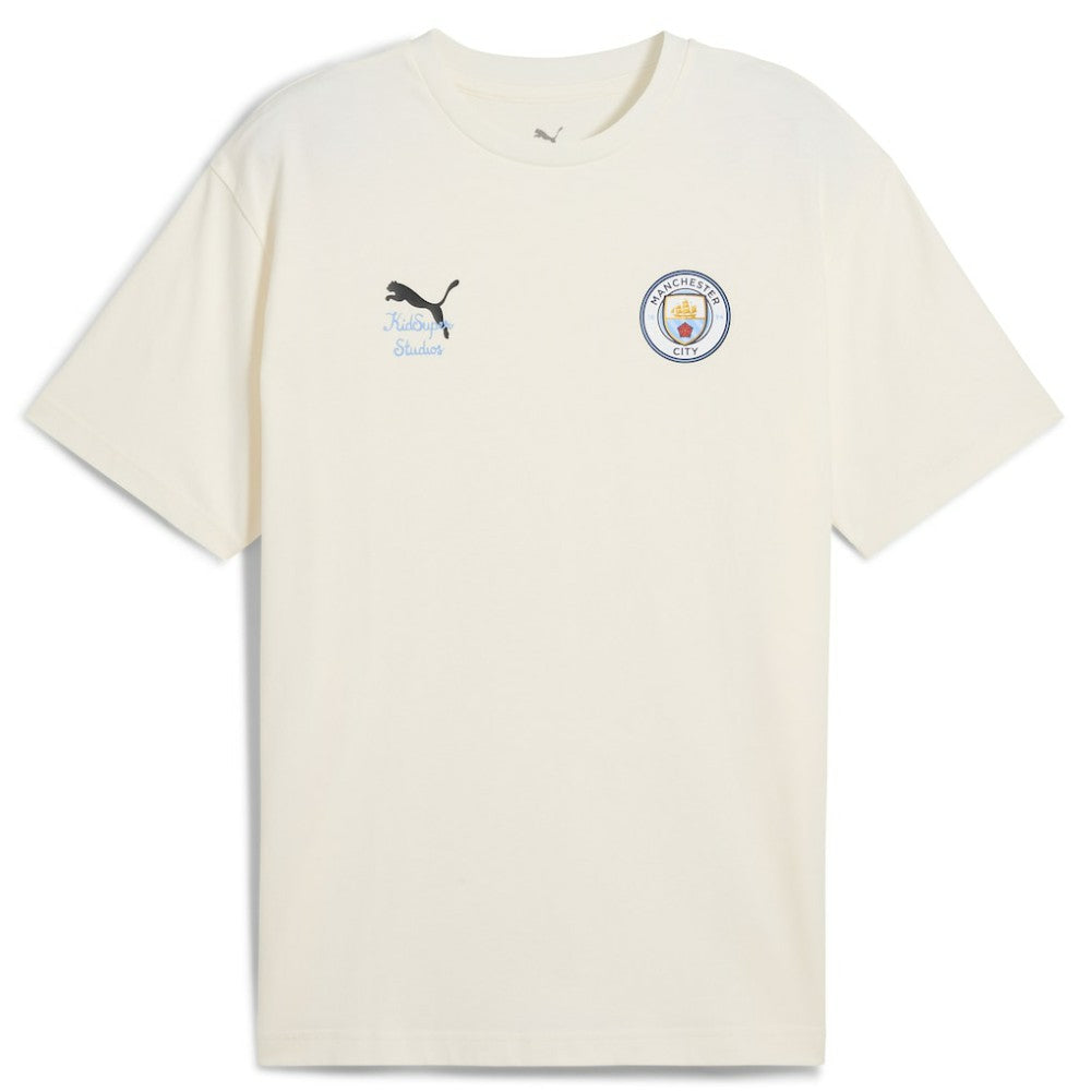 Manchester City x KidSuper 2025 FIFA Club World Cup Graphic T-Shirt Discount - White 