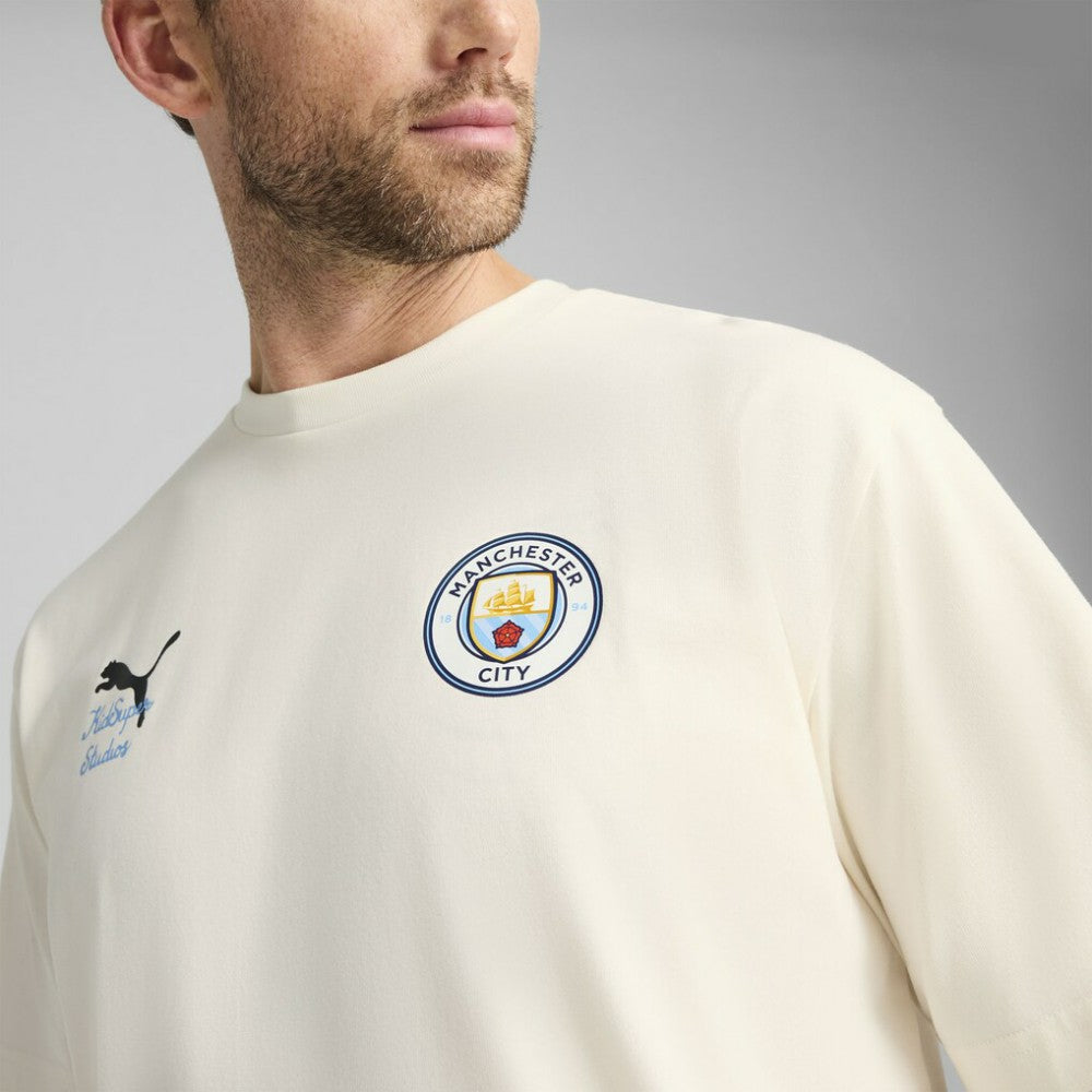Manchester City x KidSuper 2025 FIFA Club World Cup Graphic T-Shirt Discount - White 