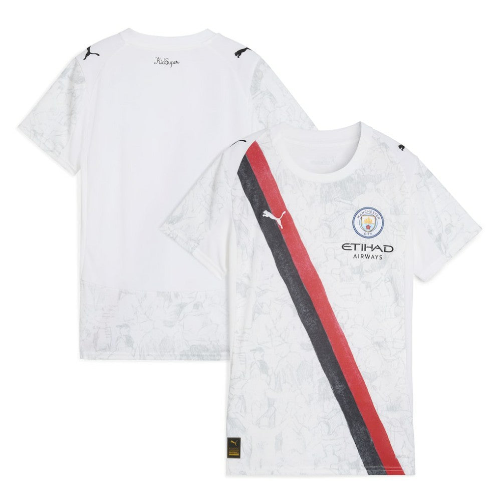 Manchester City x KidSuper Women's 2025 FIFA Club World Cup Replica Jersey Discount - White 