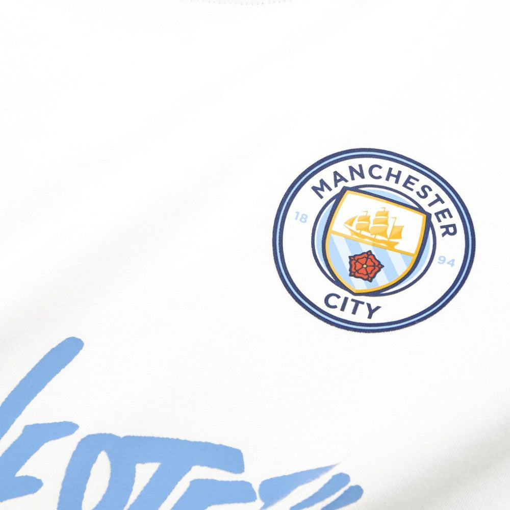 Manchester City 2025 FIFA Club World Cup Hoops T-Shirt Discount - White 