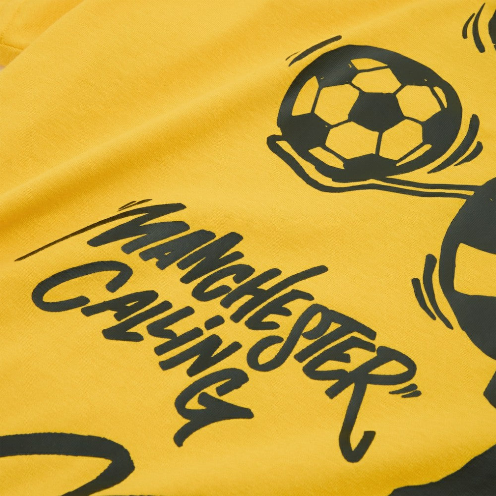 Manchester City 2025 FIFA Club World Cup Hoops T-Shirt Discount - Yellow 
