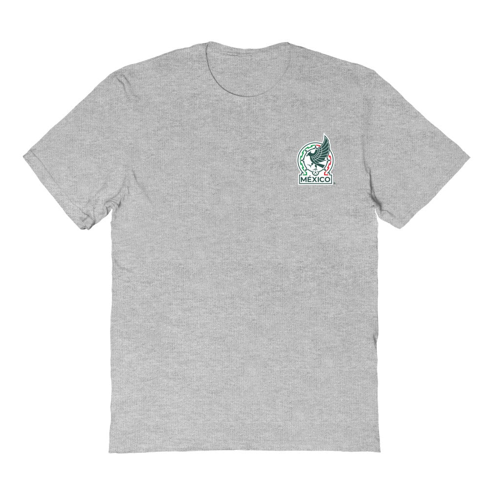 Mexico National Team Vive La Fete Women's Impressions Artwork T-Shirt for sale - Heather Gray 