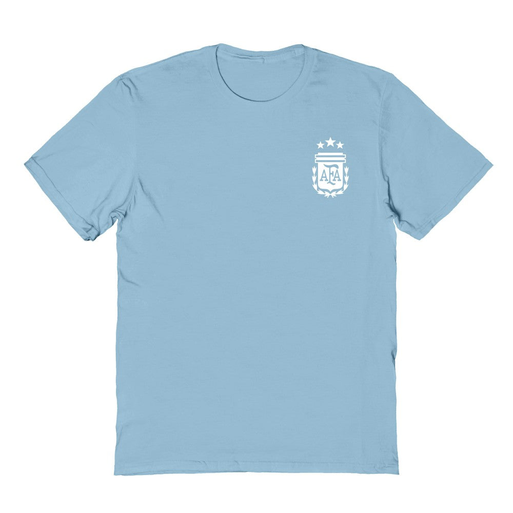 Argentina National Team Vive La Fete Women's Impressions Artwork T-Shirt for sale - Light Blue 