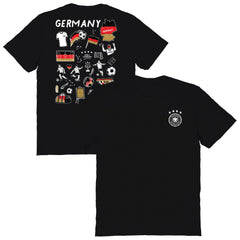 Germany National Team Vive La Fete Women's Impressions Artwork T-Shirt for sale - Black 