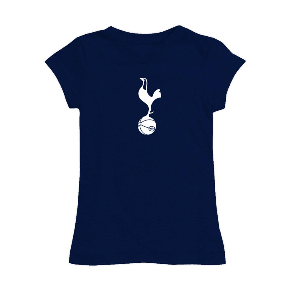 Tottenham Hotspur Vive La Fete Girls Toddler Color Badge Fitted T-Shirt Sale - Navy 