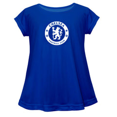Chelsea Vive La Fete Girls Toddler Color Badge A-Line Top Discount - Blue 
