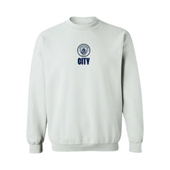 Manchester City Vive La Fete Women's Color Badge Pullover Sweatshirt Discount - White 