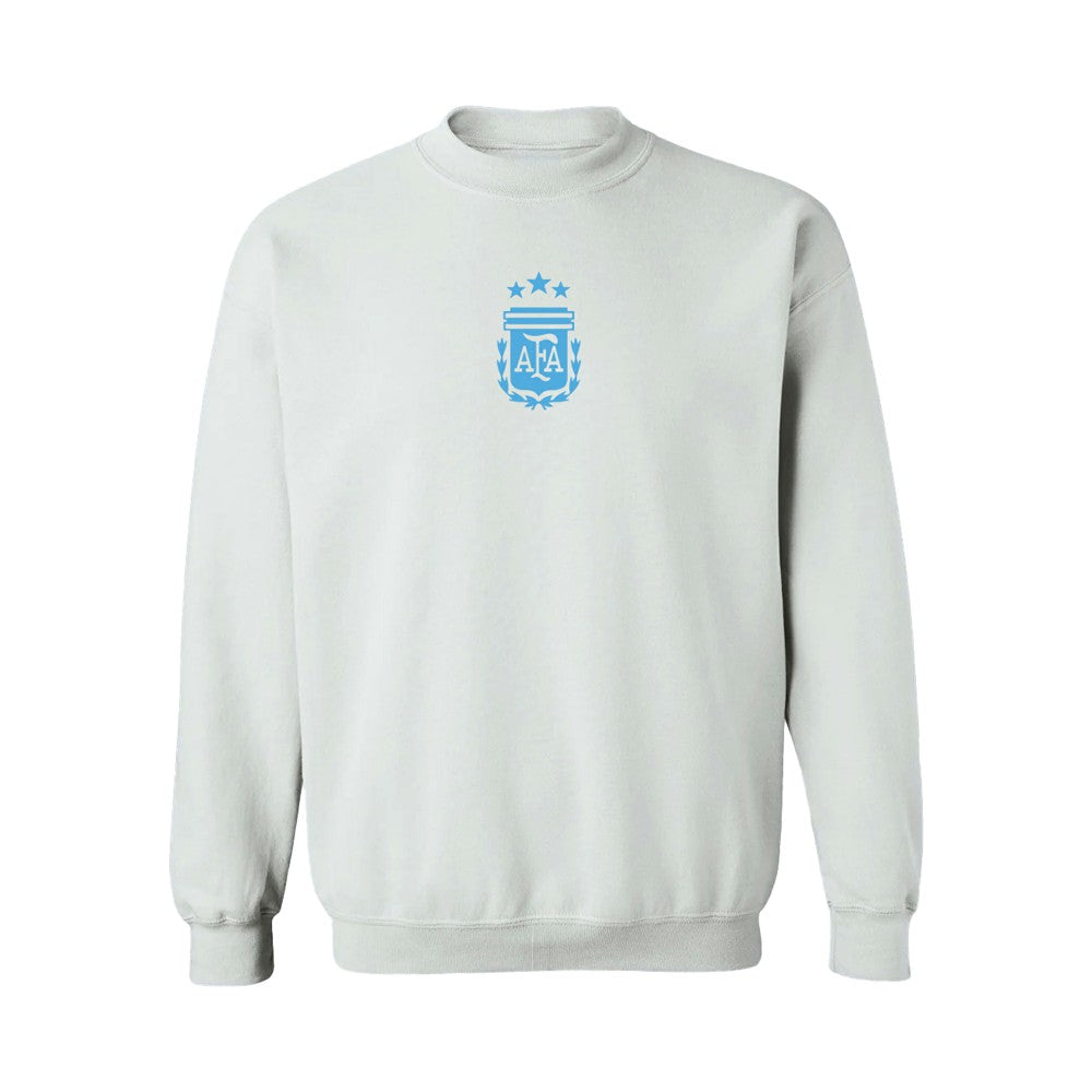 Argentina National Team Vive La Fete Women's Color Badge Pullover Sweatshirt for sale - White 