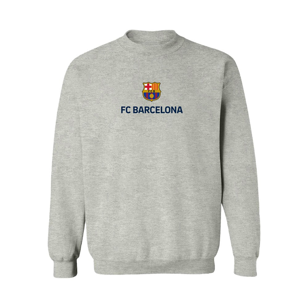 Barcelona Vive La Fete Women's Color Badge Pullover Sweatshirt on sale - Heather Gray 