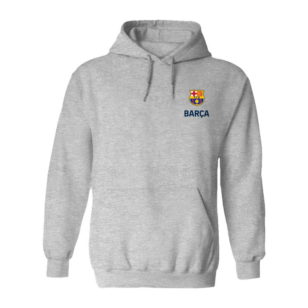 Barcelona Vive La Fete Women's Color Badge Pullover Hoodie on sale - Heather Gray 