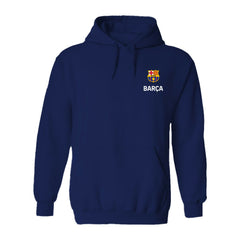 Barcelona Vive La Fete Women's Color Badge Pullover Hoodie on sale - Navy 