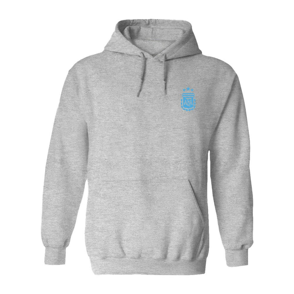 Argentina National Team Vive La Fete Women's Color Badge Pullover Hoodie for sale - Heather Gray 