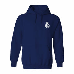 Real Madrid Vive La Fete Women's Color Badge Pullover Hoodie Discount - Navy 