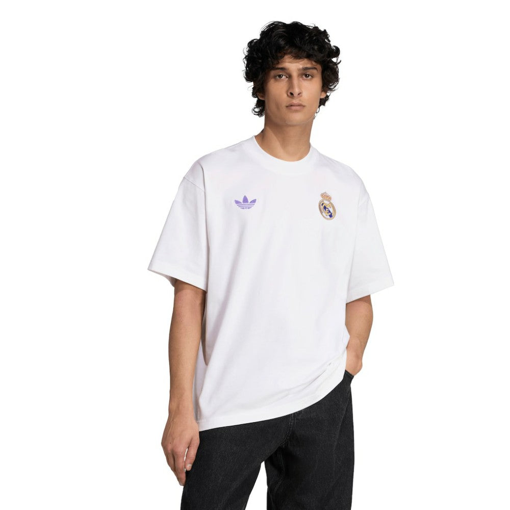 Real Madrid Lifestyler T-Shirt Discount - White 
