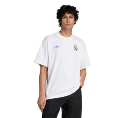 Real Madrid Lifestyler T-Shirt Discount - White 