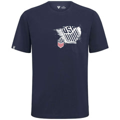 USMNT Levelwear Focal Blasted T-Shirt on sale - Navy 