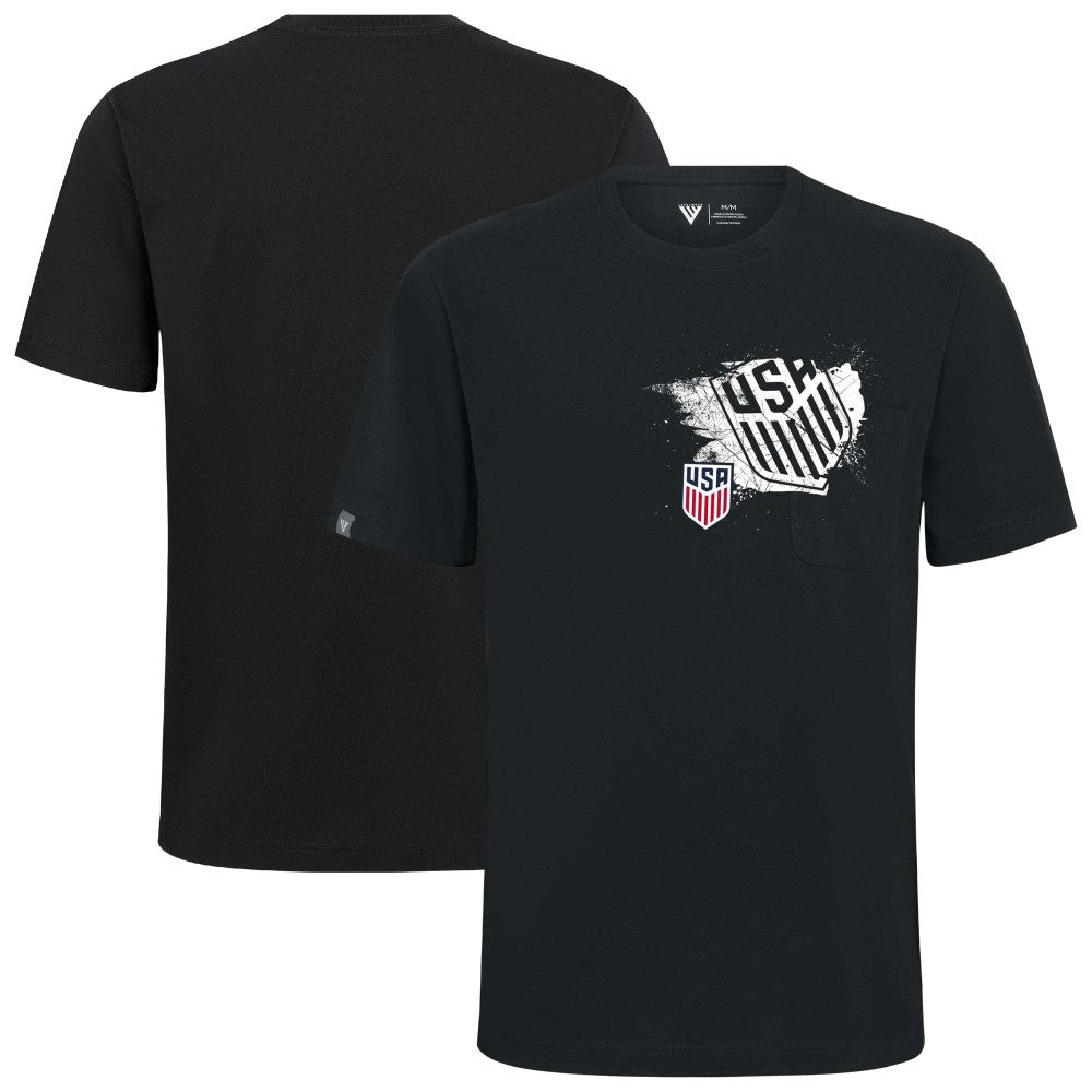 USMNT Levelwear Focal Blasted T-Shirt for sale - Black 
