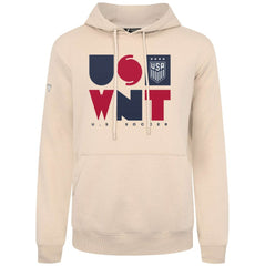 USWNT Levelwear Podium Full On Pullover Hoodie on sale - Khaki 