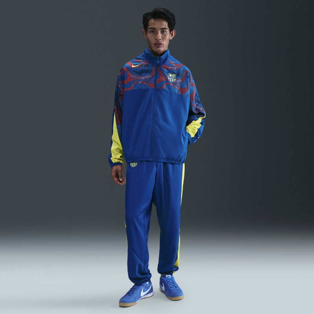 Barcelona Special Edition Street Woven Full-Zip Jacket on sale - Blue 