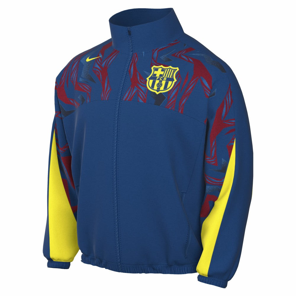 Barcelona Special Edition Street Woven Full-Zip Jacket on sale - Blue 