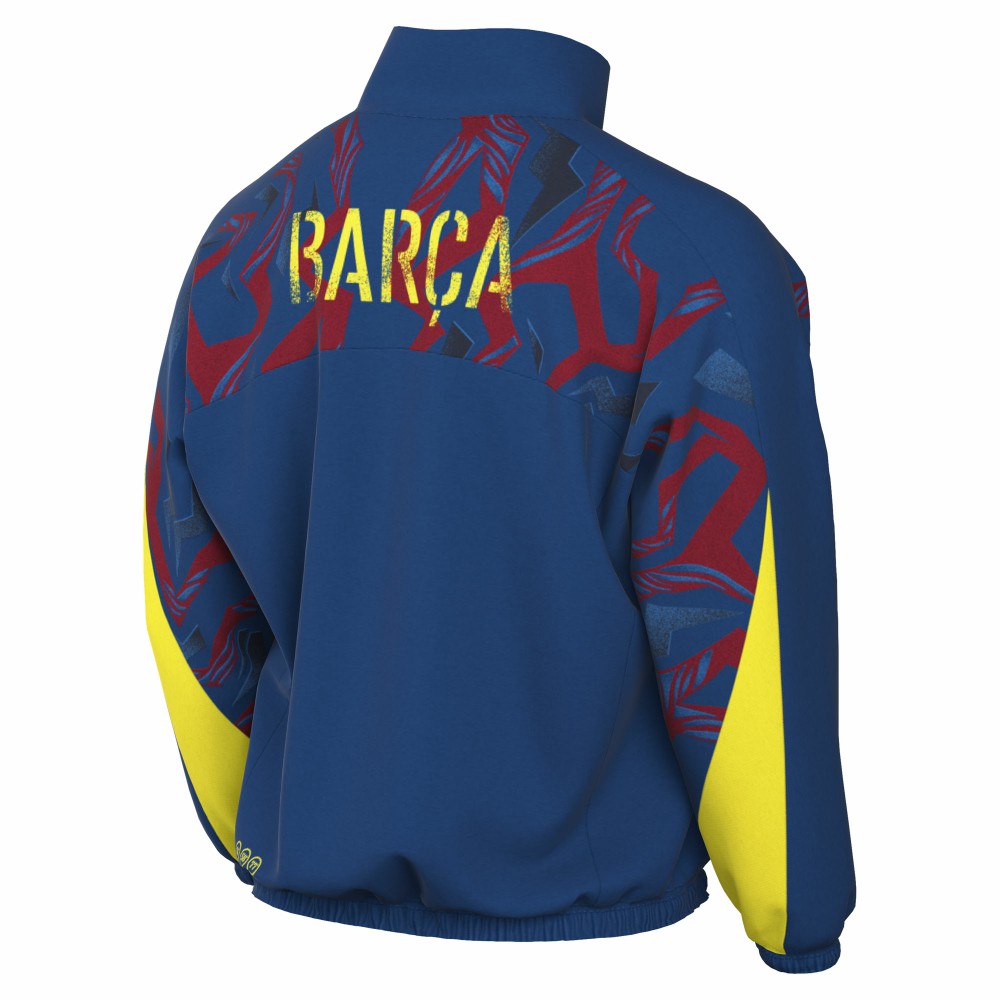 Barcelona Special Edition Street Woven Full-Zip Jacket on sale - Blue 