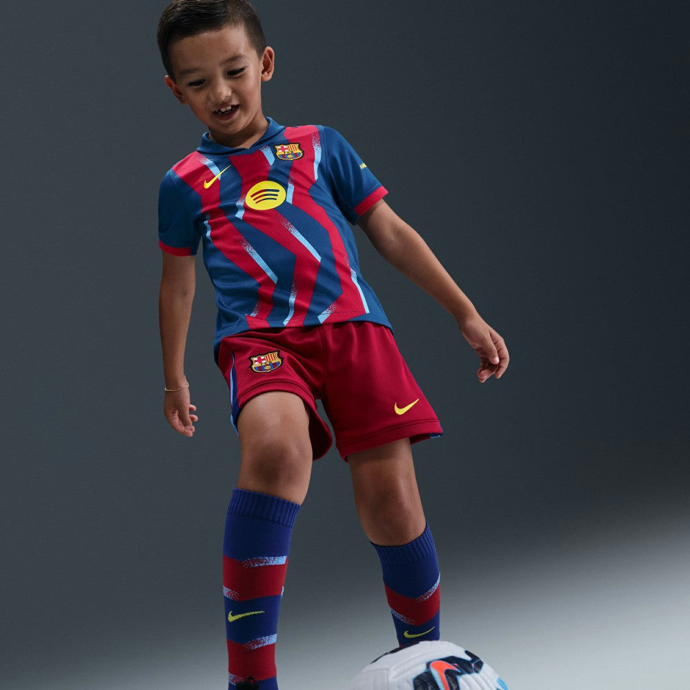 Barcelona Preschool 2025/26 Fourth Stadium Kit Set on sale - Blue/Red 