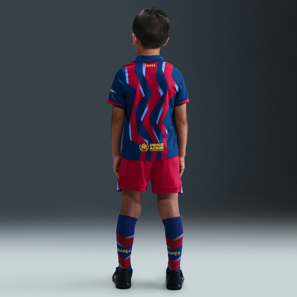 Barcelona Preschool 2025/26 Fourth Stadium Kit Set on sale - Blue/Red 