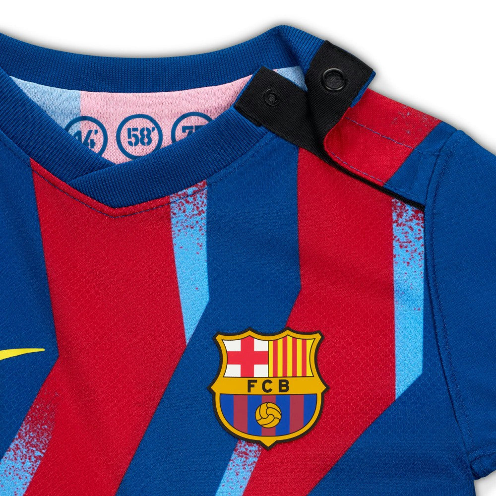 Barcelona Infant 2025/26 Fourth Stadium Kit Set on sale - Blue/Red 