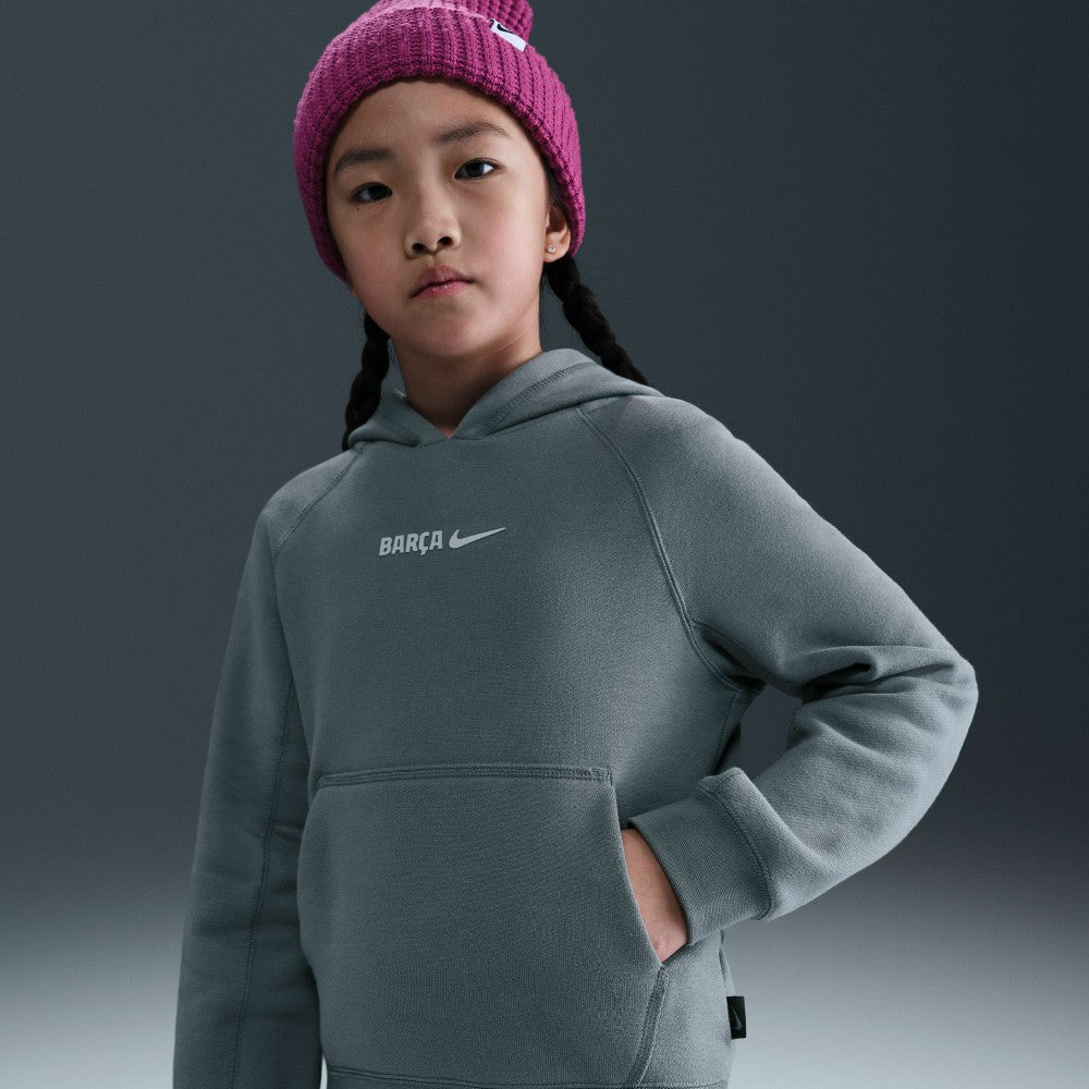 Barcelona Youth Air Raglan Hoodie on sale - Gray 