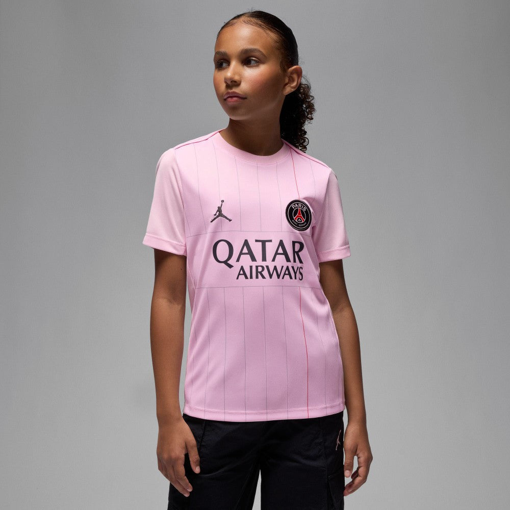 Paris Saint-Germain Jordan Brand Youth 2025/26 Fourth Academy Pro Pre-Match Top on sale - Pink 