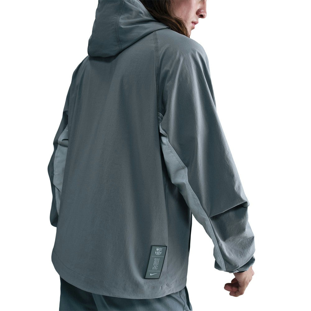 Barcelona Special Edition Full-Zip Woven Fleece Jacket on sale - Gray 
