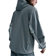 Barcelona Special Edition Full-Zip Woven Fleece Jacket on sale - Gray 