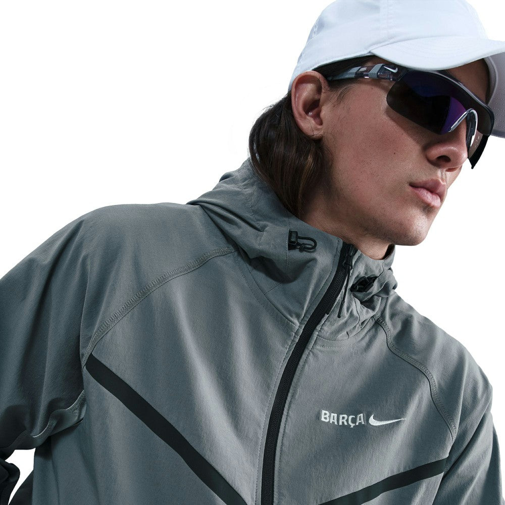 Barcelona Special Edition Full-Zip Woven Fleece Jacket on sale - Gray 