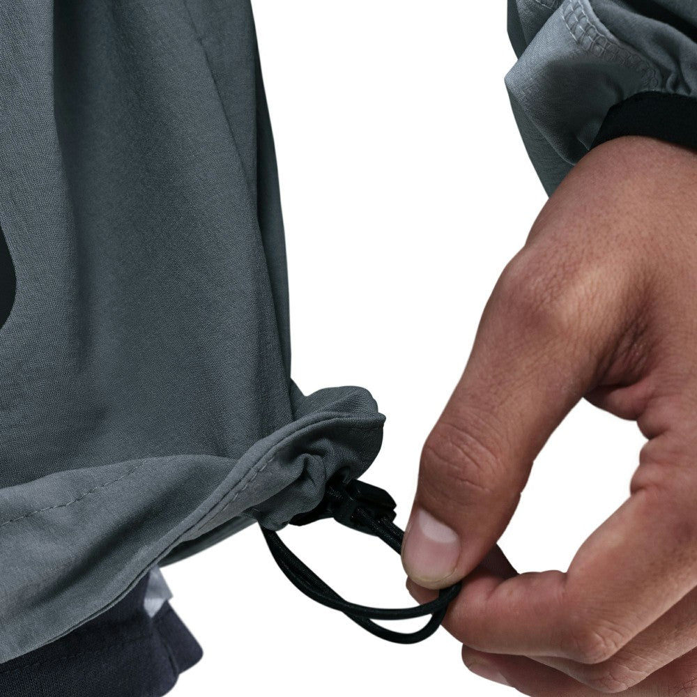 Barcelona Special Edition Full-Zip Woven Fleece Jacket on sale - Gray 