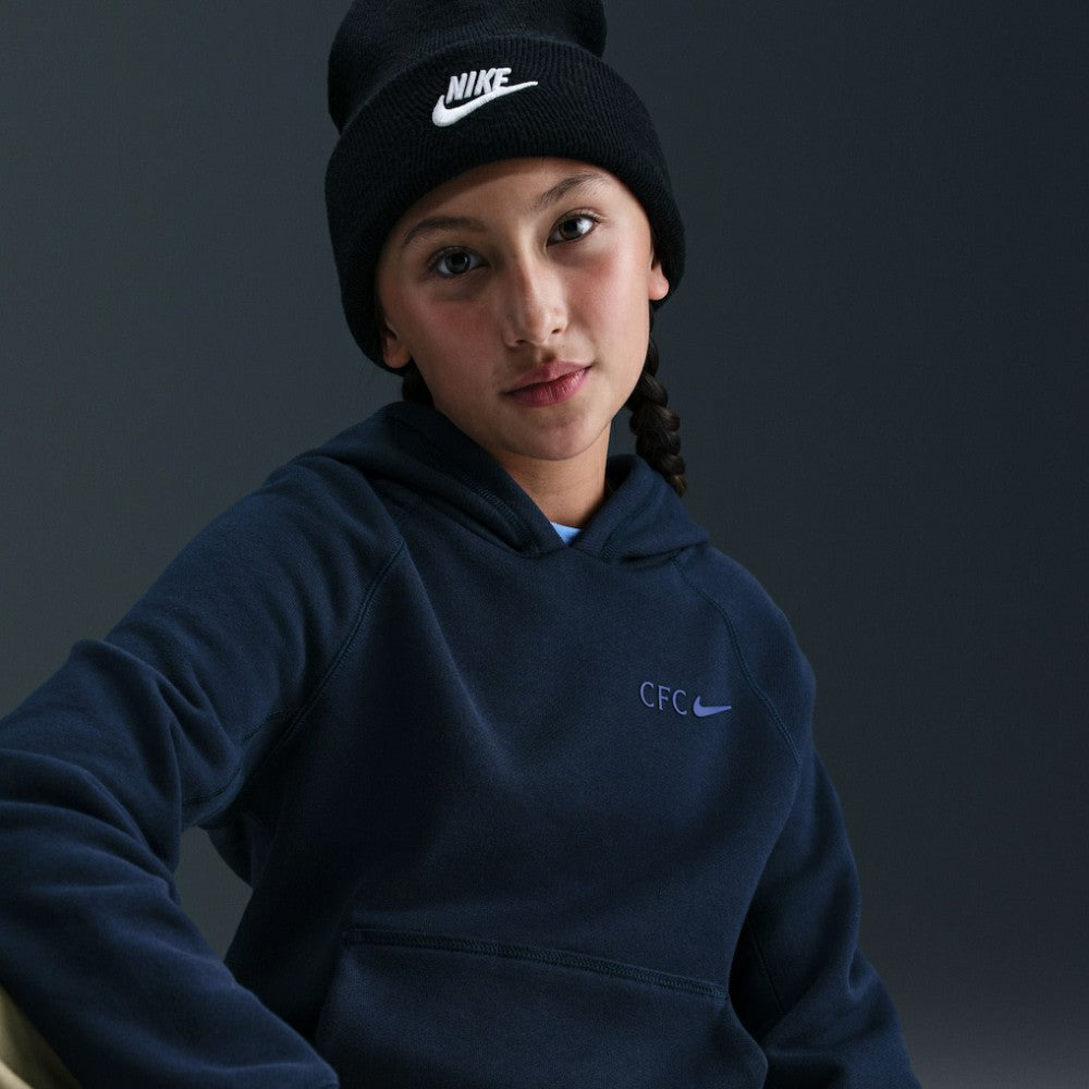 Chelsea Youth Air Raglan Hoodie on sale - Navy 