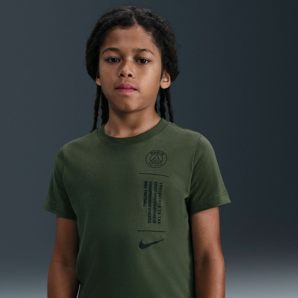 Paris Saint-Germain Youth T-Shirt on sale - Olive 