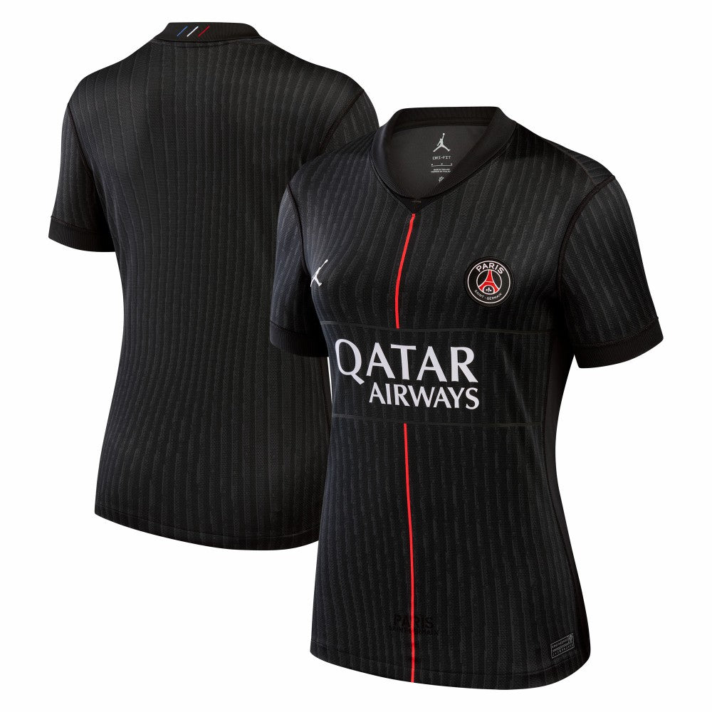 Paris Saint-Germain Jordan Brand Women's 2025/26 Fourth Replica Jersey on sale - Black 
