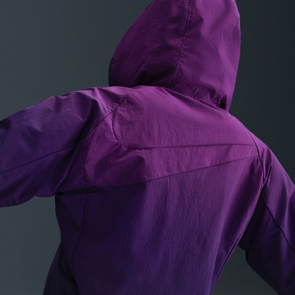 Barcelona Women's AWF Woven Full-Zip Jacket on sale - Purple 