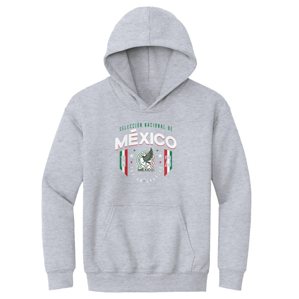 Mexico National Team 500 Level Youth 1923 Pullover Hoodie for sale - Gray 