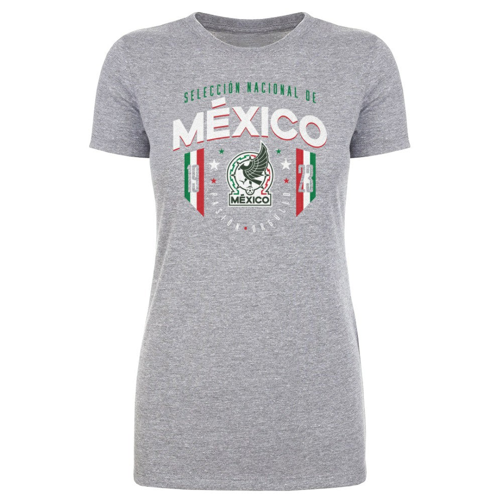 Mexico National Team 500 Level Women's 1923 T-Shirt for sale - Heather Gray 