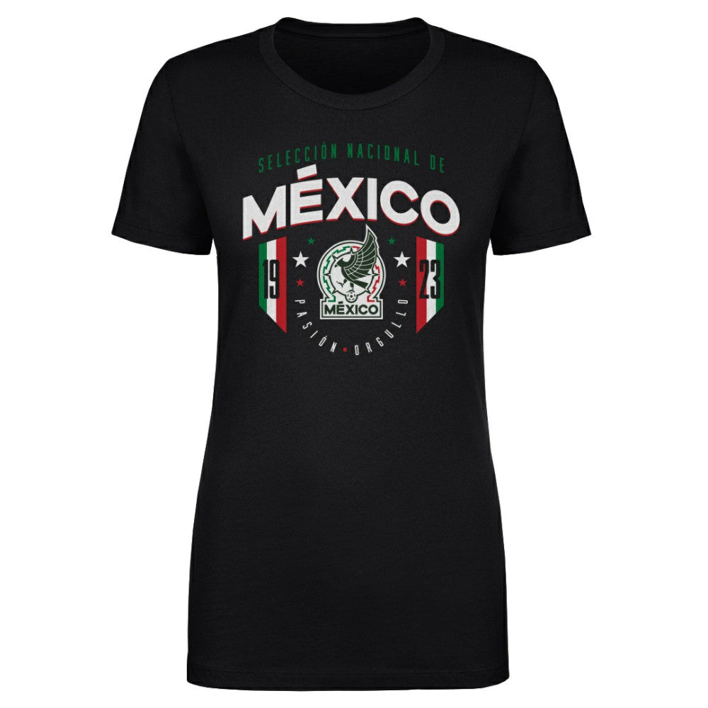 Mexico National Team 500 Level Women's 1923 T-Shirt for sale - Black 