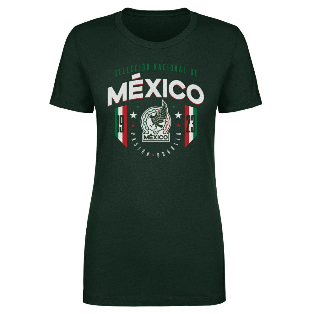Mexico National Team 500 Level Women's 1923 T-Shirt for sale - Forest Green 