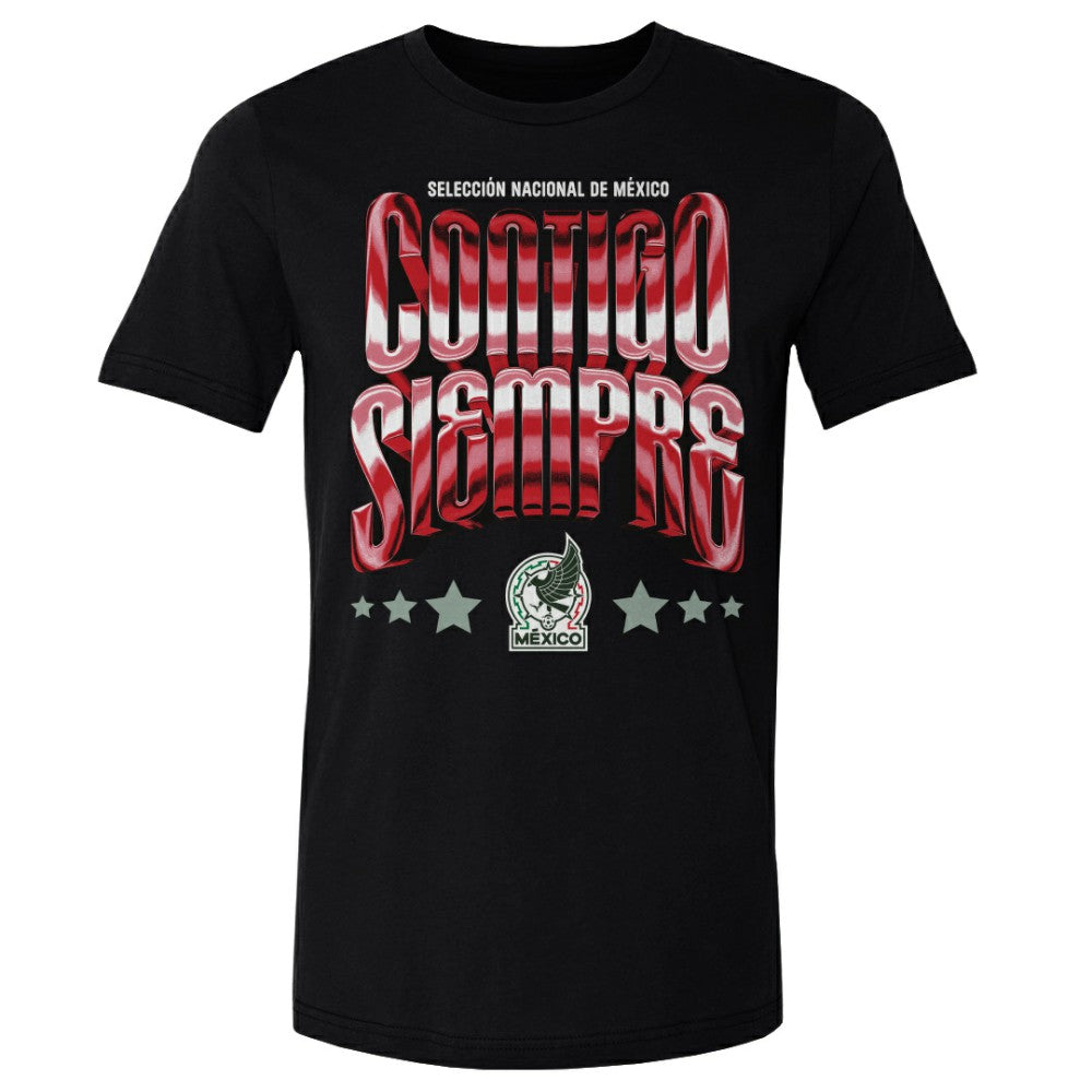 Mexico National Team 500 Level Contigo Siempre Vintage T-Shirt for sale - Black 